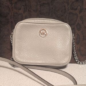 Michael Kors Gray/Taupe Crossbody Bag